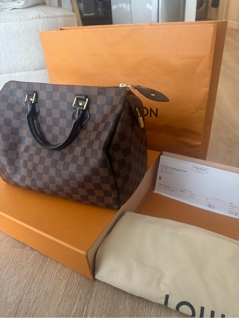 Louis Vuitton Speedy 30 - Brown Damier Ebene